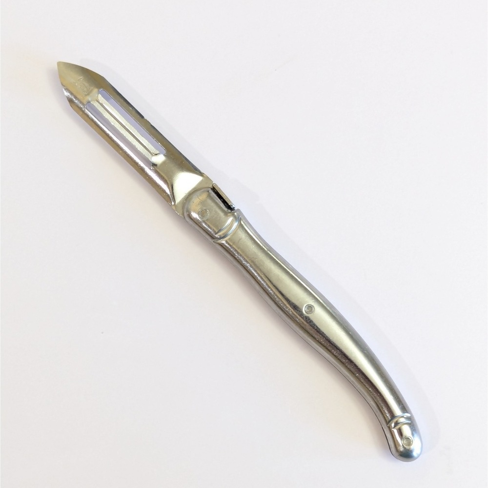 Vintage Jean Dubost Laguiole Bee Vegetable Peeler Stainless France 7.5"